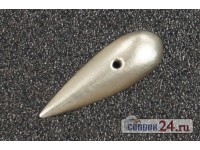 Чешуйки CR125 Уралка прямая, 12 х 4 мм., никель, 100 шт.